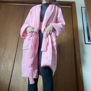 Pink Fluffy Robe